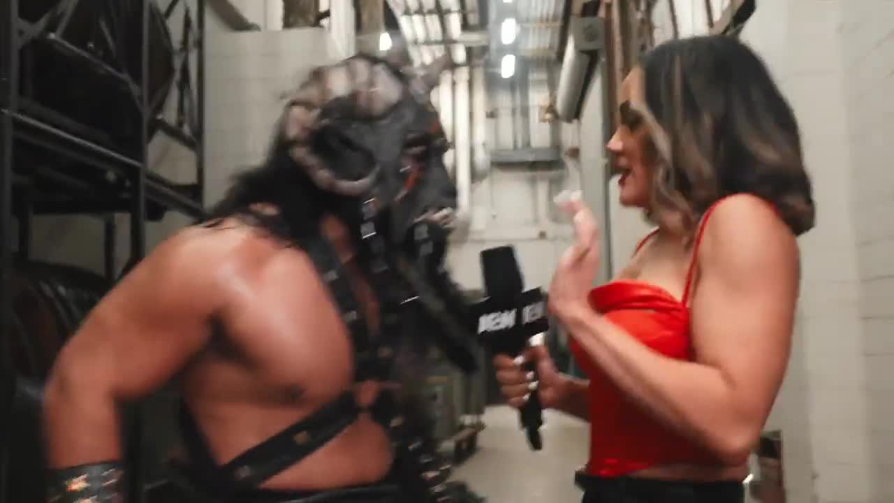 [ROH Spoilers] ROH cameras attempt to get a word from The Beast Mortos